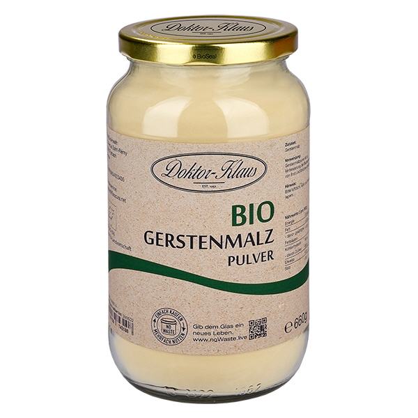 450g Malto d'orzo biologico in polvere Doktor-Klaus noWaste