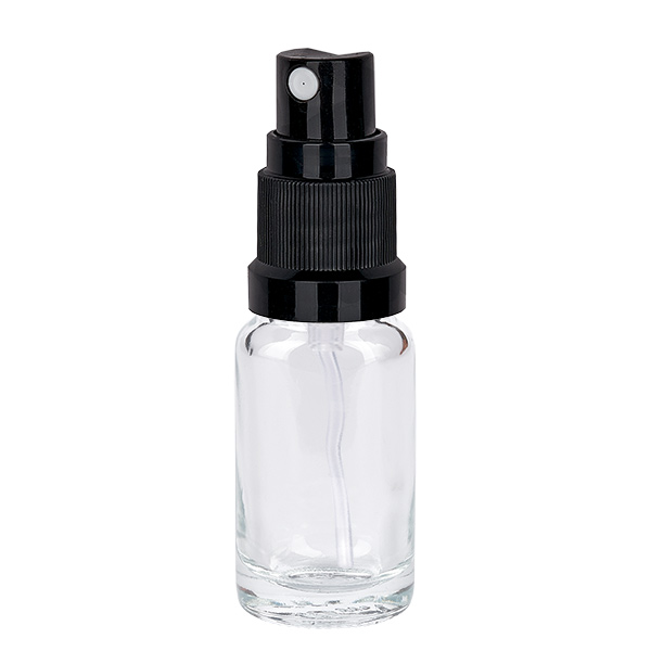 Flacone spray da 10 ml nero STD ClearLine UT18/10