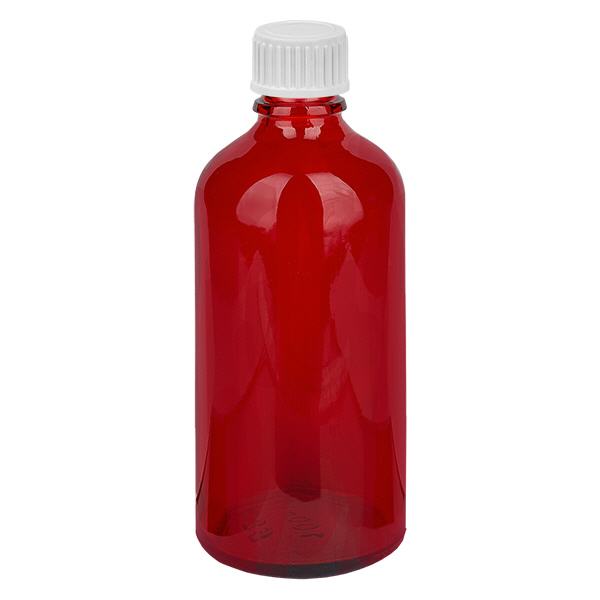 Flacone da 100ml (globulo) 3mm GR w. STD RedL. UT18/100