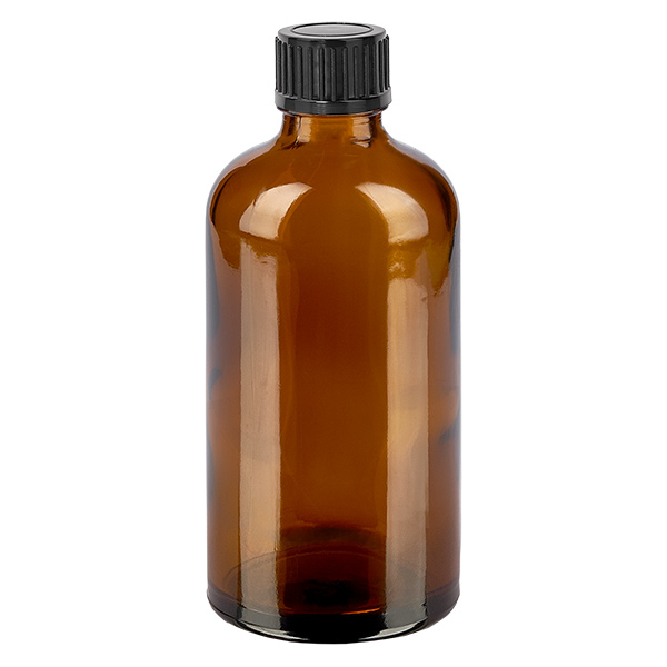 Bottiglia da 100 ml 11 mm SV nero STD BrownL. UT18/100