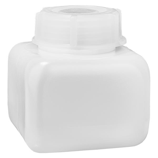 Bottiglia per prodotti chimici 250ml, collo largo in PE-HD, colore naturale