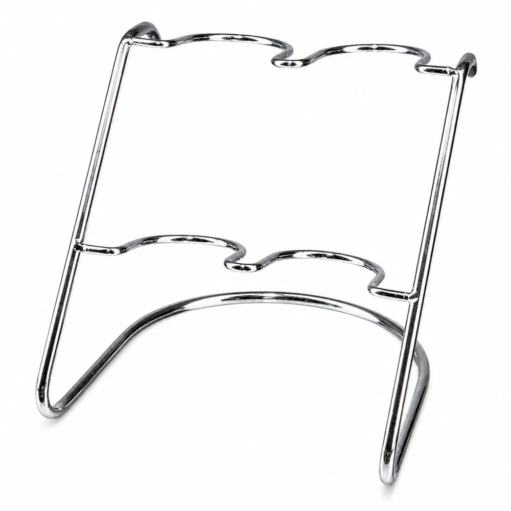 Flato4 portabicchieri in acciaio cromato per 4 bicchieri WECK - elegante portabicchieri per la cucina e la tavola