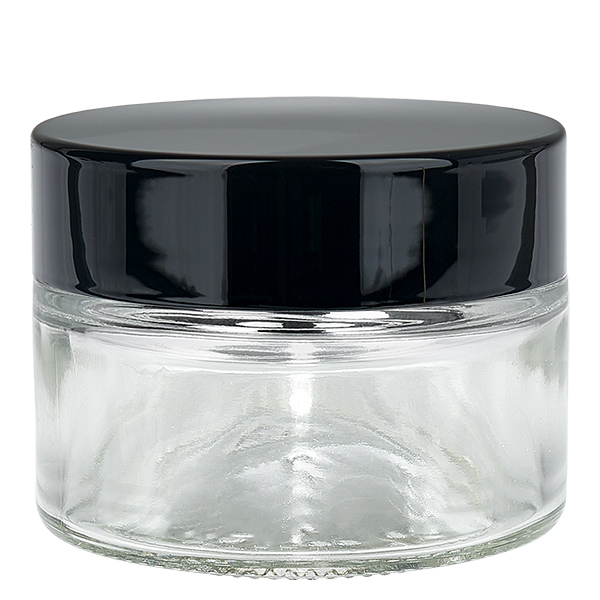 Barattolo di vetro 30ml trasparente con coperchio UNiTWIST Barattolo di vetro 30ml trasparente con coperchio UNiTWIST