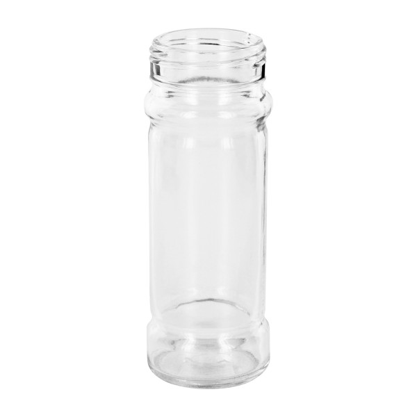 Barattolo per sale/spezie Mary 100ml, filettatura 41mm in vetro trasparente Barattolo per sale/spezie Mary 100ml, filettatura 41mm in vetro trasparente