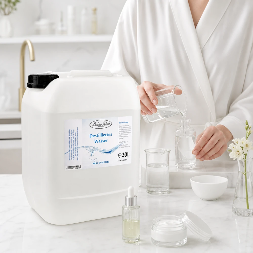 20L Acqua distillata Doktor-Klaus Acqua distillata Doktor-Klaus 20L ideale per la produzione di cosmetici e prodotti di cura fai da te
