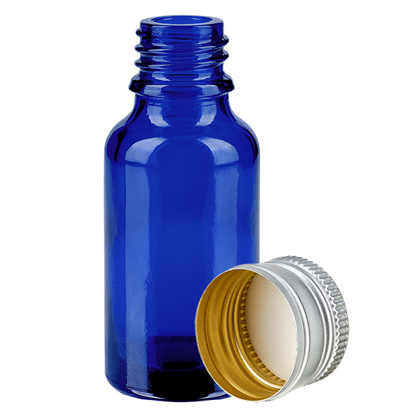 Flacone da 20ml 11mm SV alluminio-argento STD BlueL.UT18/20