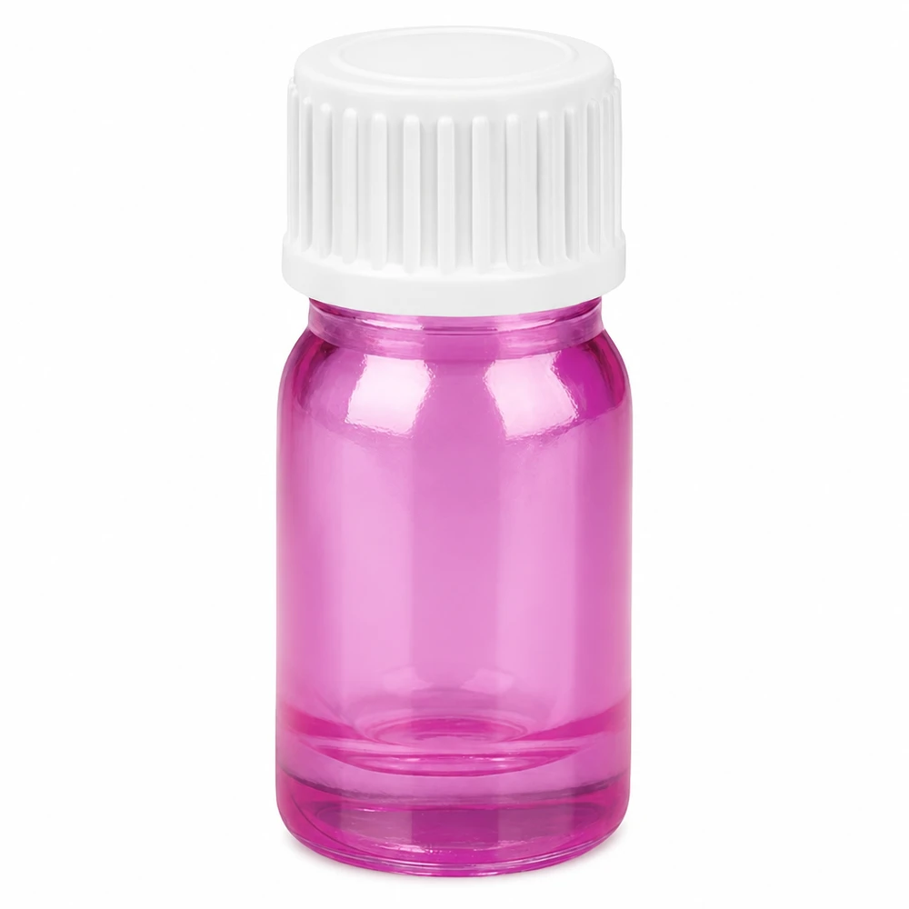 Flacone contagocce da 5 ml 0,9 mm bianco standard PurpleLine UT18/5 Flacone in vetro di alta qualità da 5 ml con contagocce in materiale robusto serie PurpleLine