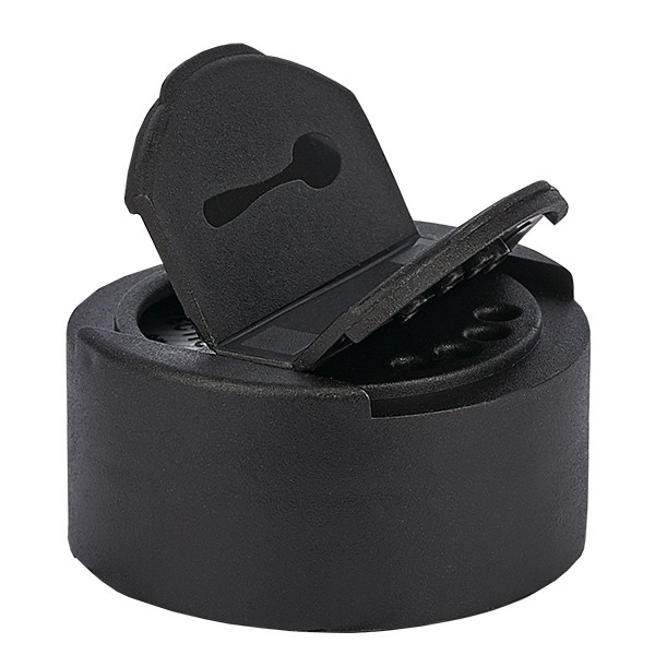 Coperchio per sale/spezie con doppia apertura nero