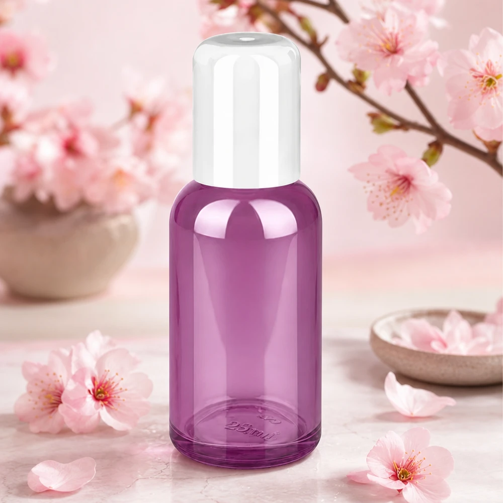 Flacone roll-on da 30 ml bianco standard PurpleLine UT18/30 Flacone roll-on viola compatto da 30 ml perfettamente porzionabile per l'uso quotidiano