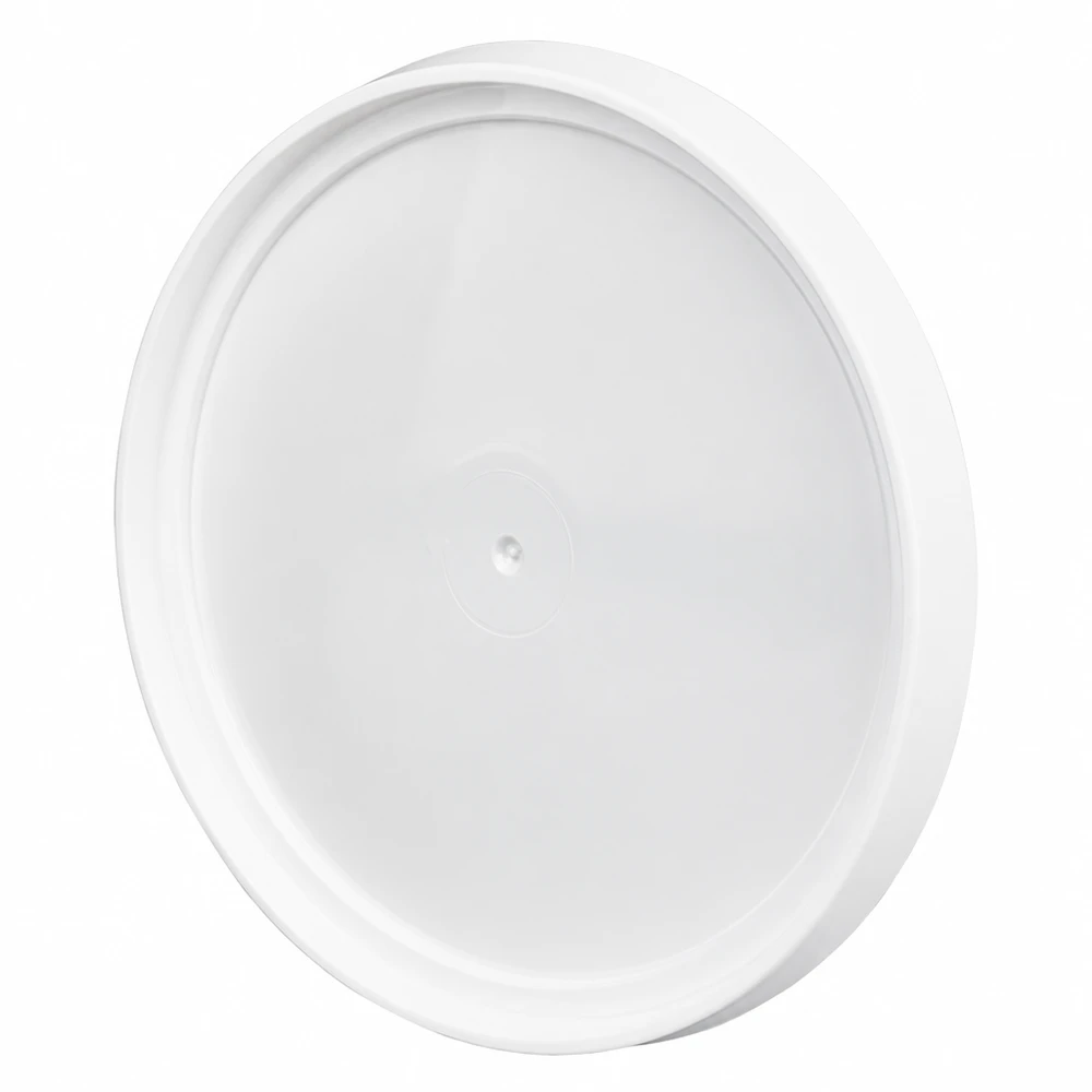 Coperchio bianco, per secchio di plastica PP da 2,5 litri Coperchio in plastica bianca per secchio in PP da 2,5 litri, di forma rotonda con chiusura a bordo