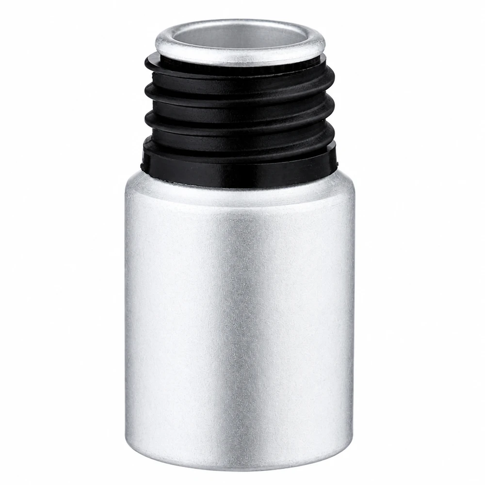 Flacone in alluminio colorato da 10 ml con pratico tappo a vite per una conservazione sicura