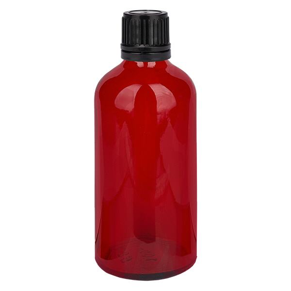 Flacone da 100 ml (globuli) 3mm GR s. OV RedL. UT18/100