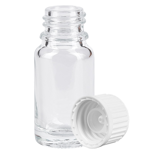 Flacone da 10ml (globulo) 3mm GR w. STD ClearL. UT18/10