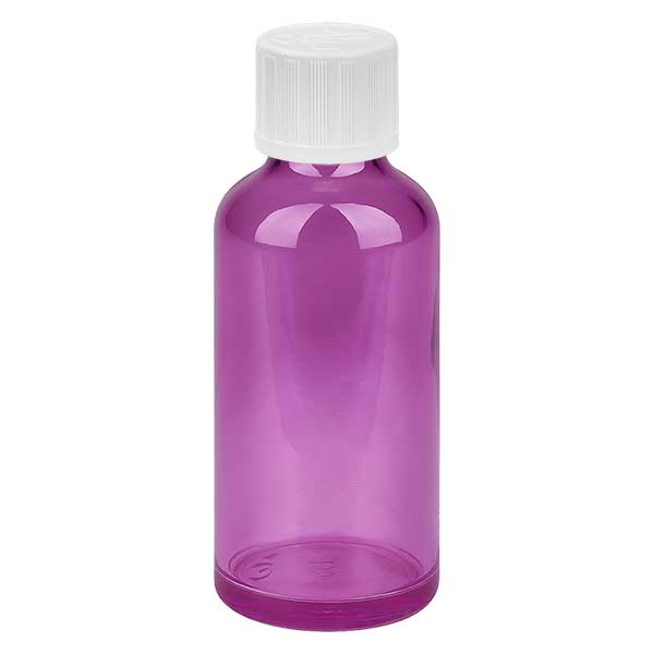 Flacone contagocce da 50 ml 1,2 mm bianco Standard Child-resistant PurpleLine.UT18/50