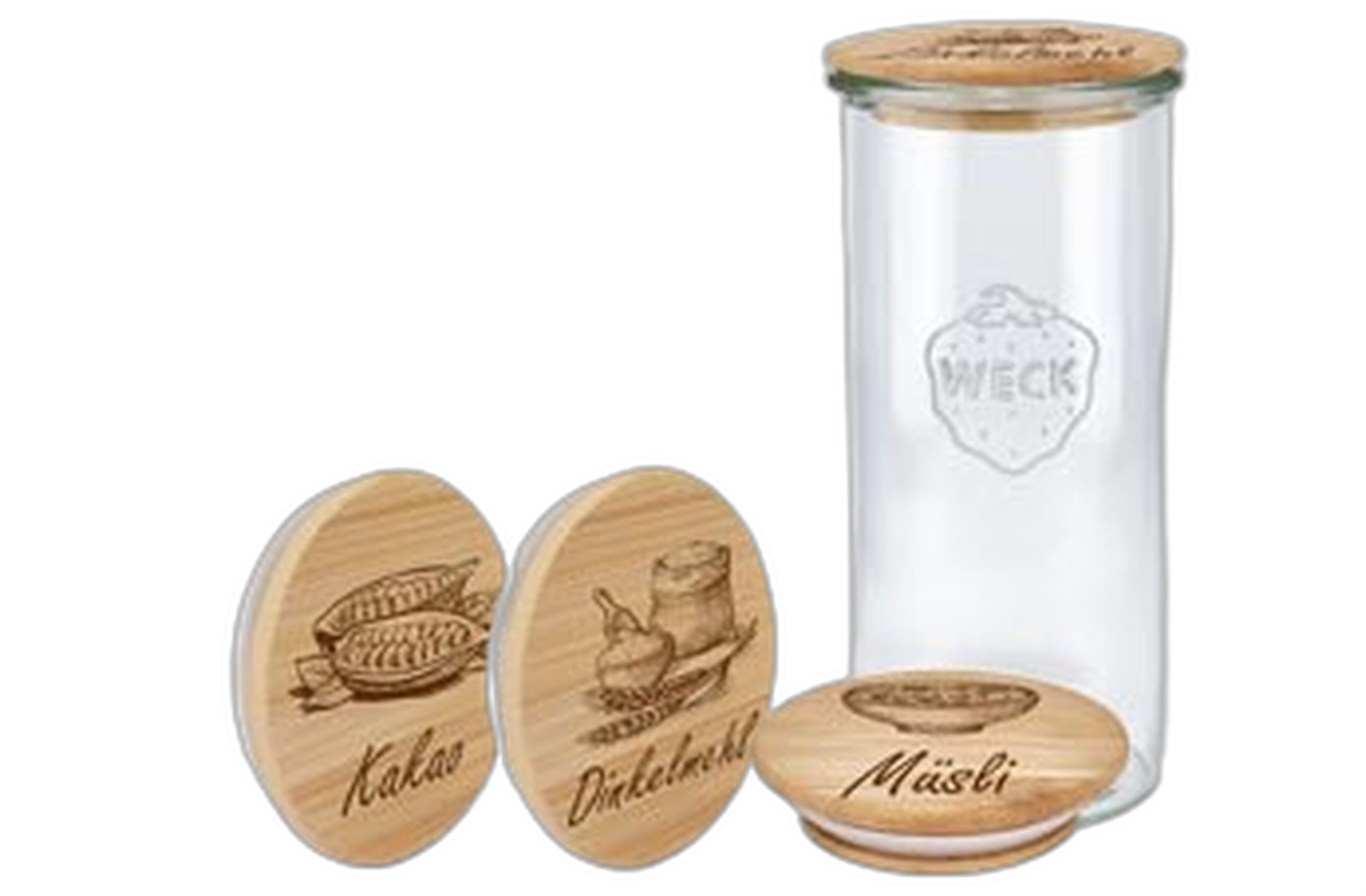 Set di barattoli per conserve Weck