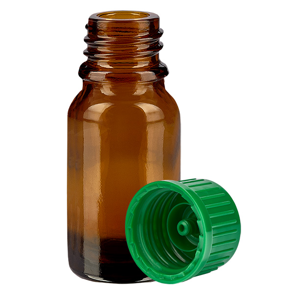 Bottiglia da 10ml 11mm SV verde STD BrownLine UT18/10