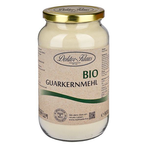 800 g di gomma di guar biologica Doktor-Klaus noWaste