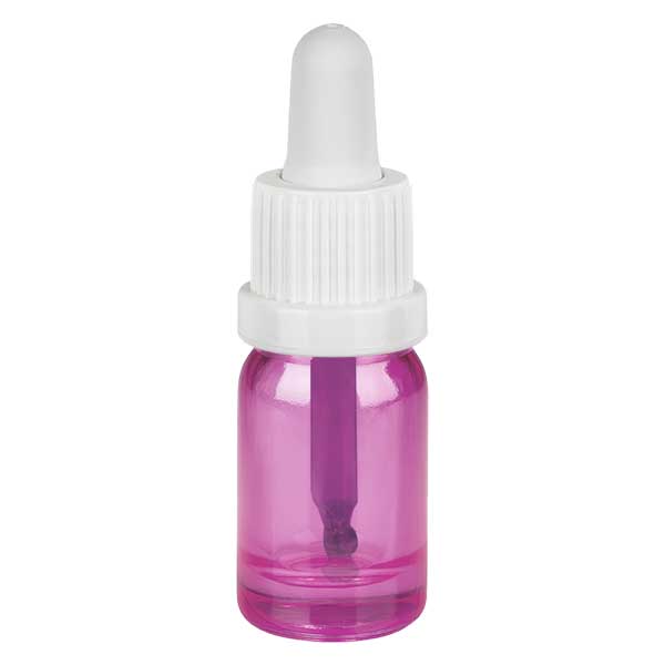 Bottiglia per pipette da 5ml bianco originalità tappo a vite PurpleLine UT18/5