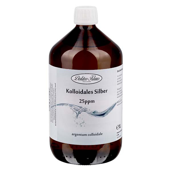 Argento colloidale 25ppm 1000ml Doktor-Klaus Argento colloidale 25ppm 1000ml Doktor-Klaus