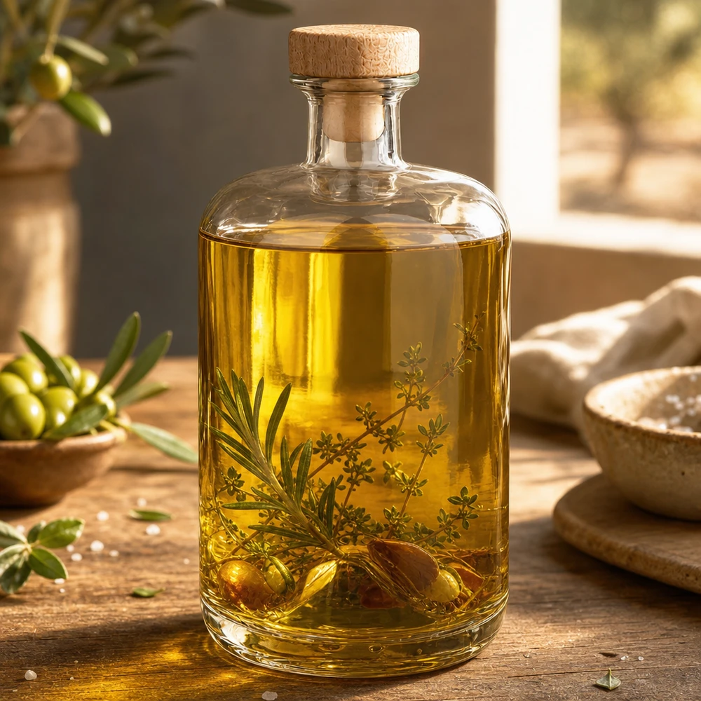 Flacone farmaceutico da 700 ml Sofia con tappo in sughero con impugnatura in legno UNiTWIST®