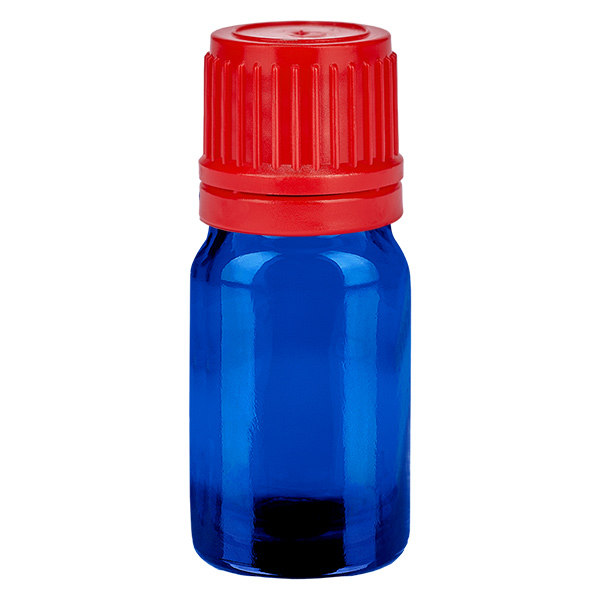 Bottiglia da 5ml 11mm SV rosso OV BlueLine UT18/5