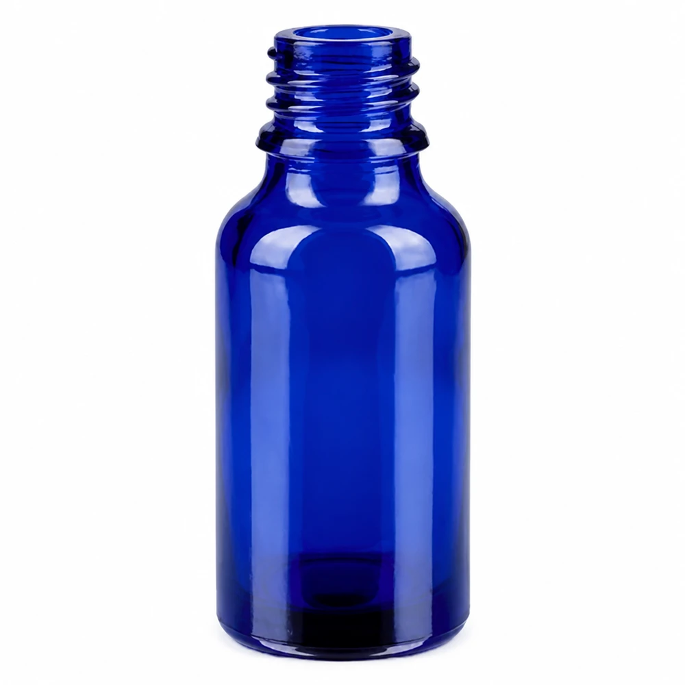 Flacone spray da 20 ml giallo/trasparente STD BlueLine UT18/20 Pratico flacone spray blu da 20 ml STD BlueLine UT18/20 in vetro di alta qualità