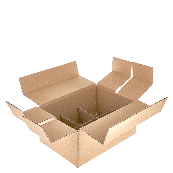 Scatole di vetro (25 pezzi) con 6 scomparti 258x174x116 mm Scatole di vetro (25 pezzi) con 6 scomparti 258x174x116 mm