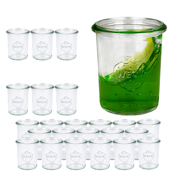 Set di 24 bicchieri Weck da 160 ml
