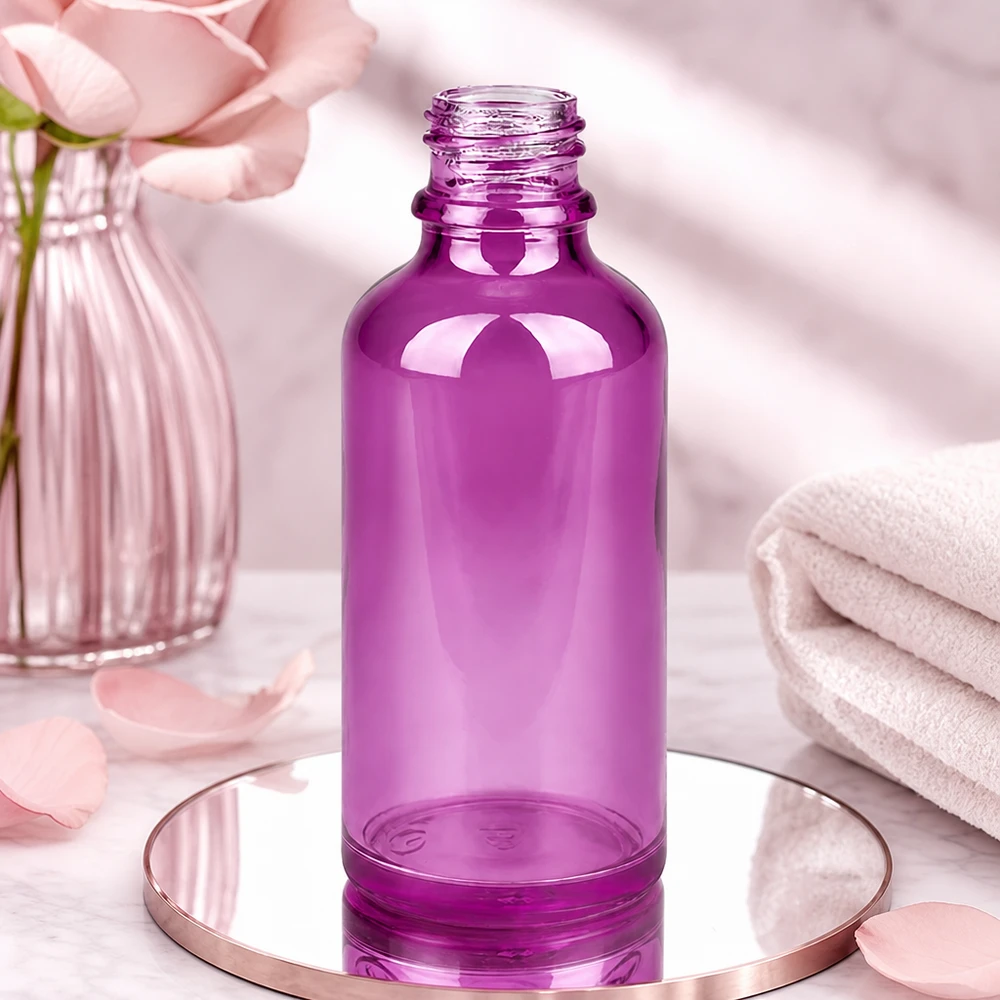 Bottiglia da farmacia da 50 ml PurpleLine UT18/50 UNiTWIST Bottiglia PurpleLine UT18/50 UNiTWIST da 50 ml, di colore viola intenso, per una presentazione elegante del prodotto.