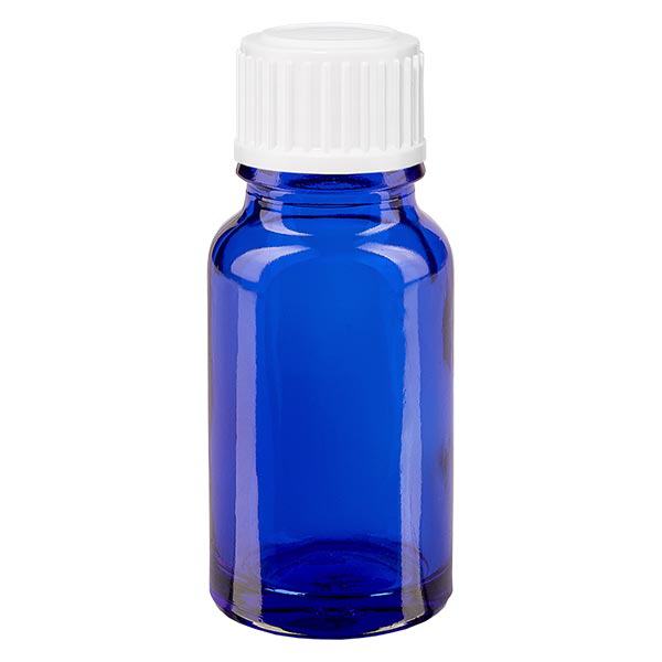 Flacone 10ml blu (Glo.) GR STD bianco/3mm ApoGlas