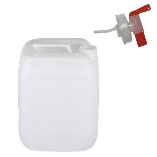 Tanica da 10 litri con rubinetto di scarico