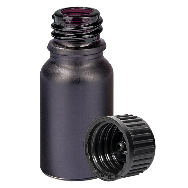 Flacone da 10ml 11mm SV nero STD BlackLine UT18/10