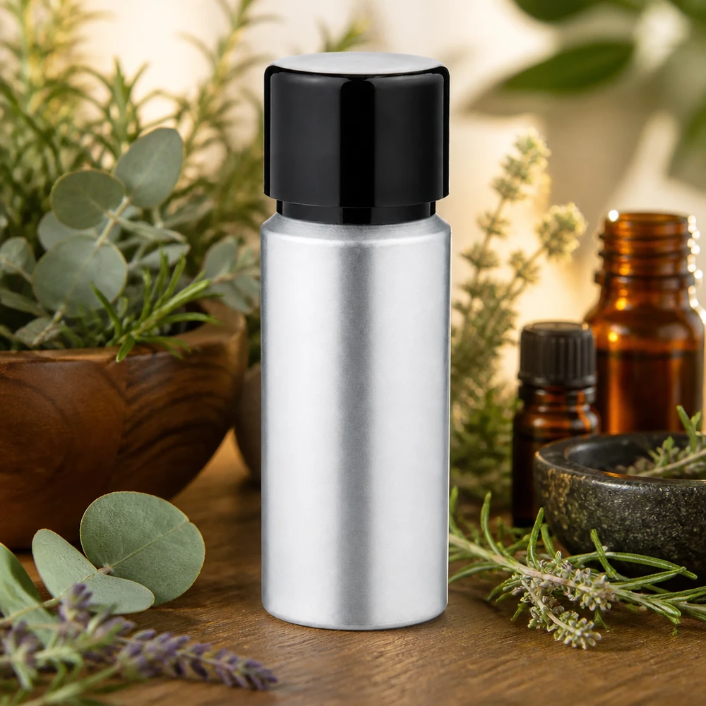 Flacone in alluminio da 20 ml con struttura robusta - perfetto per liquidi sensibili