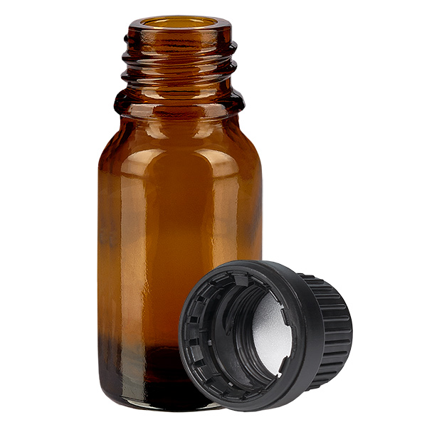 Bottiglia da 10ml 11mm SV nero OV BrownLine UT18/10