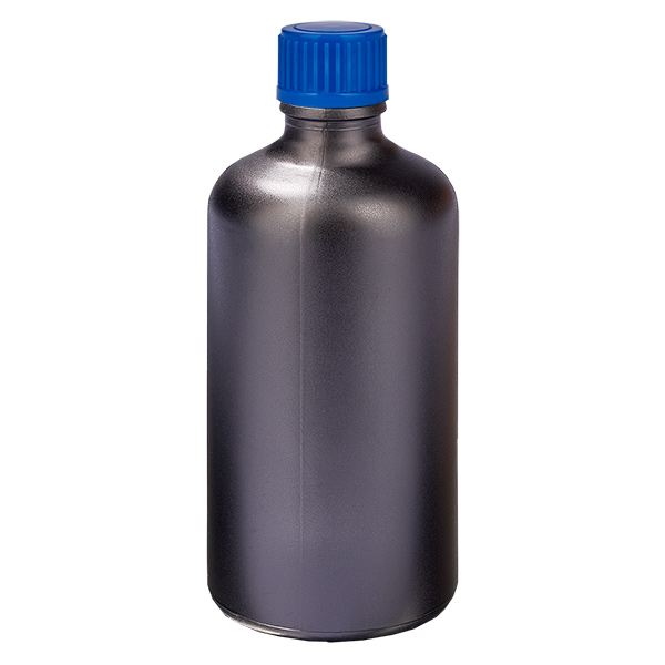 Bottiglia da 100ml 11mm SV blu STD BlackLine UT18/100 Bottiglia da 100ml 11mm SV blu STD BlackLine UT18/100