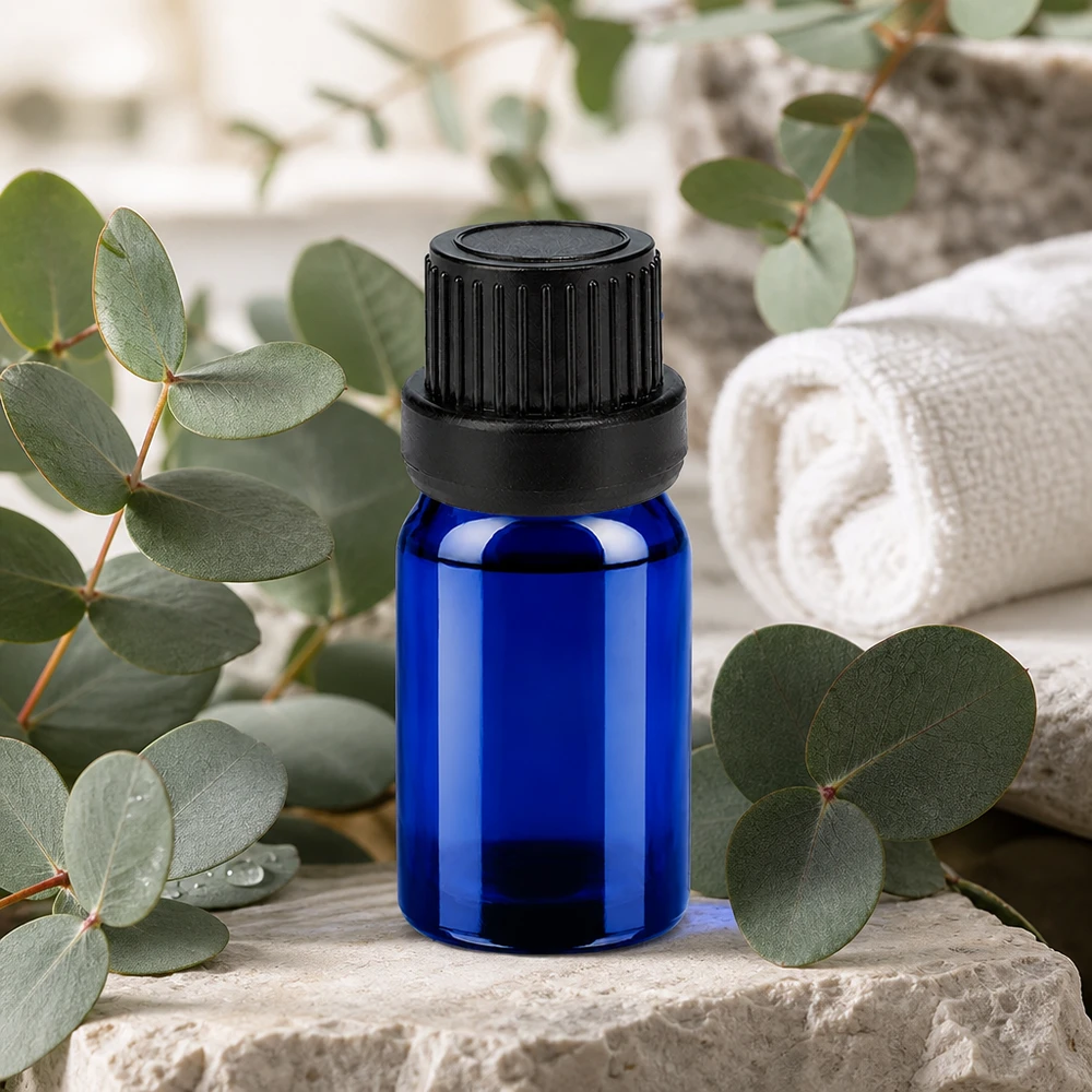Flacone contagocce da 5 ml 2 mm nero OV BlueLine UT18/5 Pratico flacone contagocce da 5 ml in vetro da farmacia con tappo a vite OV BlueLine