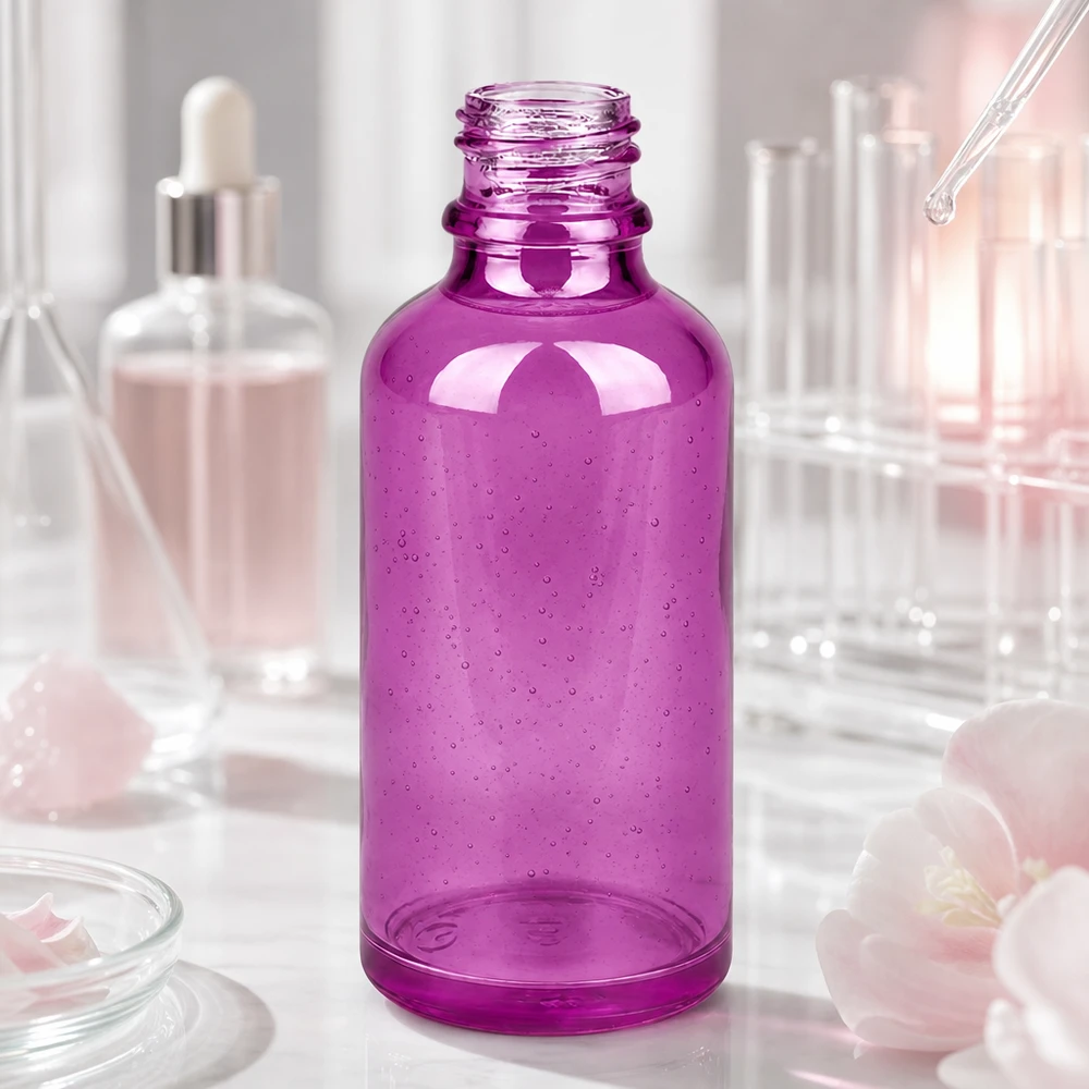 Bottiglia da farmacia da 50 ml PurpleLine UT18/50 UNiTWIST PurpleLine UT18/50 flacone da farmacia da 50 ml in vetro robusto per la conservazione sicura dei principi attivi