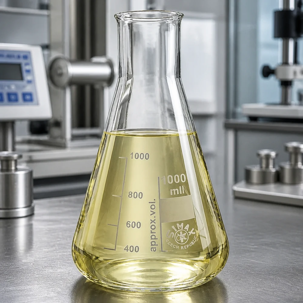 Beuta da 200 ml a collo largo, in robusto vetro da laboratorio con una lunga durata.