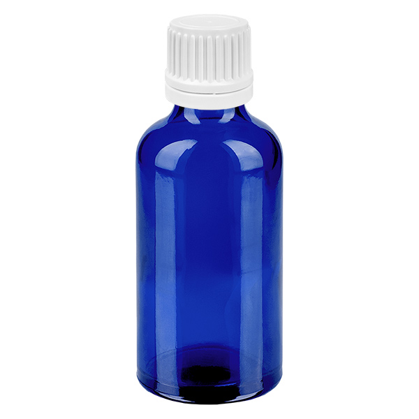 Flacone contagocce da 50 ml 0,7 mm bianco OV BlueLine UT18/50