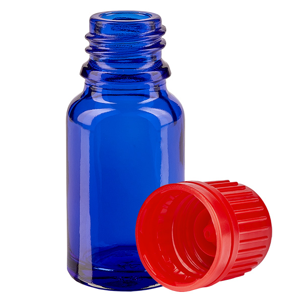 Flacone da 10ml 11mm SV rosso OV BlueLine UT18/10