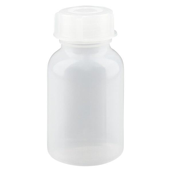 Bottiglia da laboratorio da 100ml a collo largo con tappo a vite Bottiglia da laboratorio da 100ml a collo largo con tappo a vite