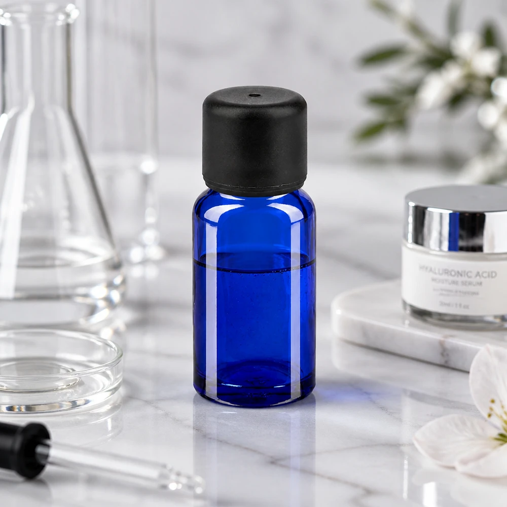 Flacone da 10ml 11mm SV nero OV BlueLine UT18/10 Flacone da 10ml 11mm SV nero OV BlueLine UT18/10
