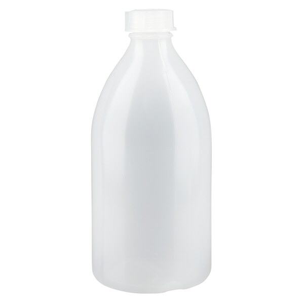 Bottiglia a vite da 500 ml, bottiglia da laboratorio a collo stretto Bottiglia a vite da 500 ml, bottiglia da laboratorio a collo stretto