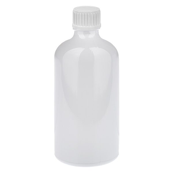 Flacone contagocce da 100 ml 0,9 mm bianco Tappo standard WhiteLine UT18/100