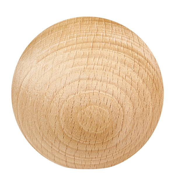 Palla in legno UNiTWIST (faggio) per WECK RR60 UNiTWIST palla in legno faggio singolo vista dettagliata venatura del legno visibile WECK RR60 sostituzione maniglia del coperchio