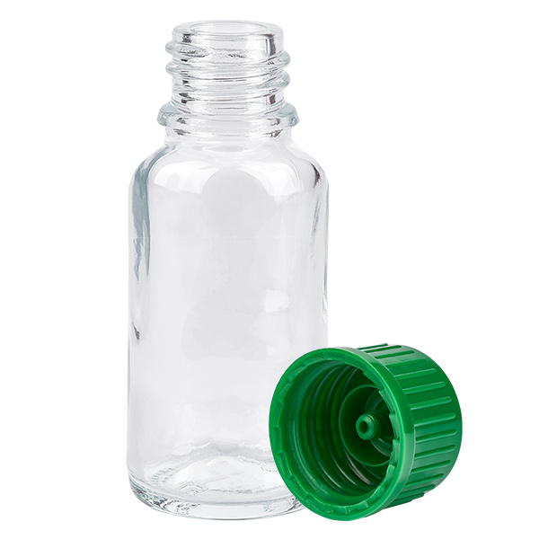 Bottiglia da 20ml 11mm SV verde STD ClearLine UT18/20