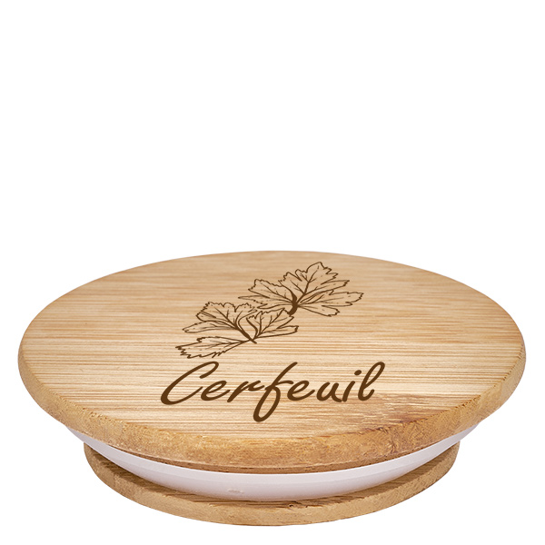 Coppia in legno "Cerfeuil" per WECK RR60