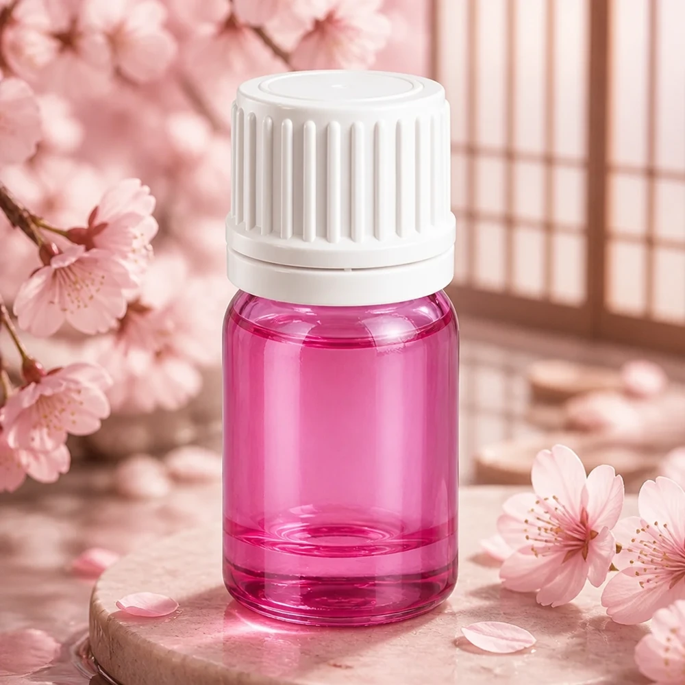 Flacone contagocce da 5 ml 0,7 mm bianco Originality tappo a vite PurpleLine UT18/5 Flacone contagocce da 5 ml PurpleLine violet trasparente con tappo scanalato per una manipolazione sicura