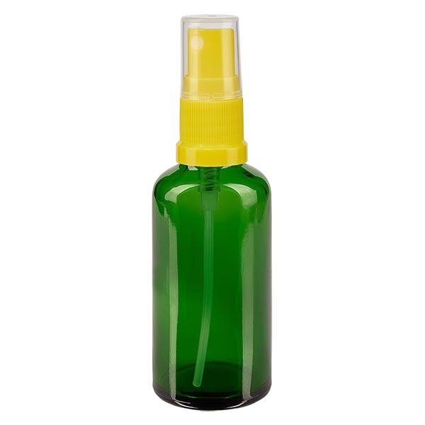 Flacone da 50ml verde STD giallo/trasparente apoGlas