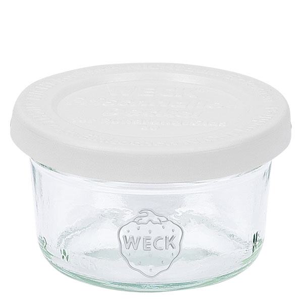 Bicchieri da 50 ml con coperchio salvafreschezza WECK RR60